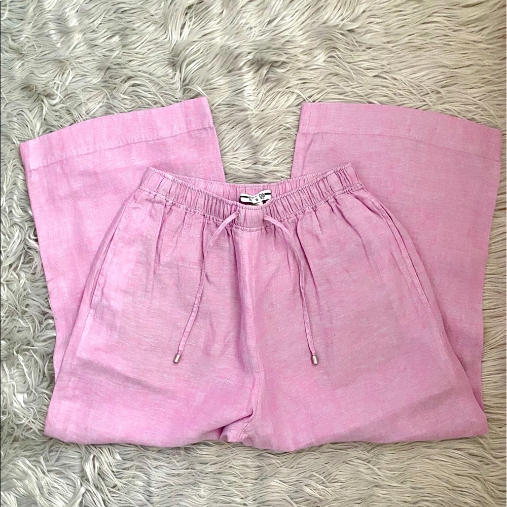 Escada ankle linen capris